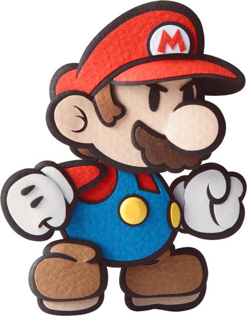 Mario in a fighting pose